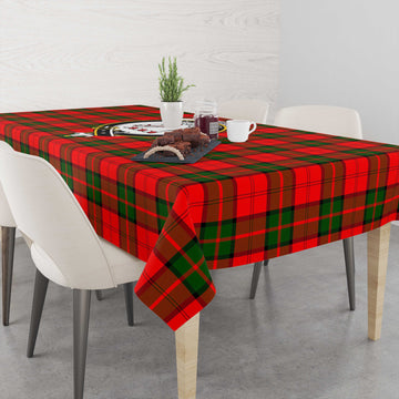 Dunbar Modern Tatan Tablecloth with Family Crest
