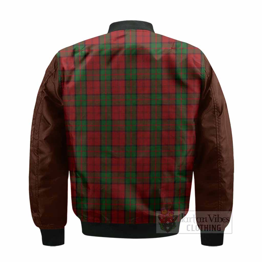 Dunbar Tartan Accent Bomber Jacket with Family Crest