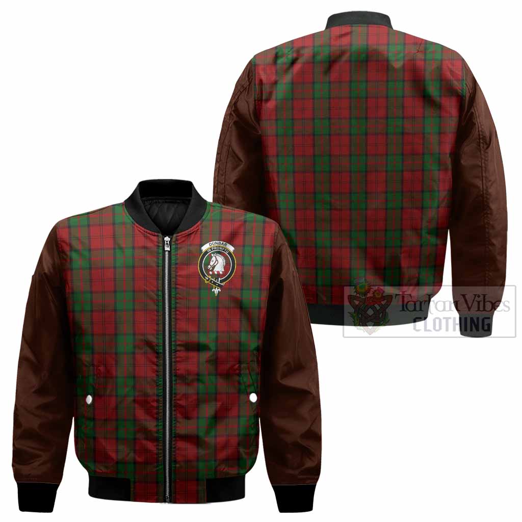 Dunbar Tartan Accent Bomber Jacket with Family Crest