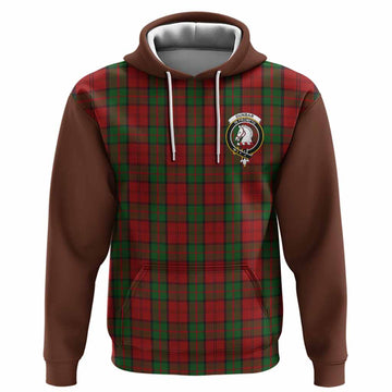 Dunbar Tartan Accent Hoodie with Family Crest