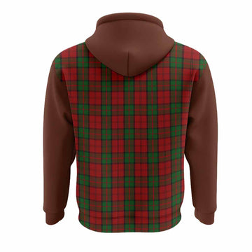 Dunbar Tartan Accent Hoodie with Family Crest