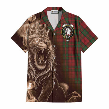 Dunbar Tartan Cotton Hawaiian Shirt Roaring Lion Heritage