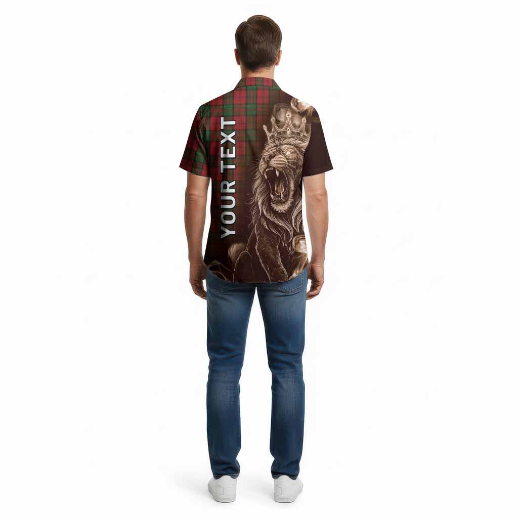 Dunbar Tartan Cotton Hawaiian Shirt Roaring Lion Heritage