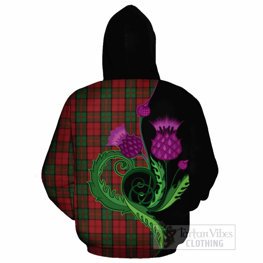 Dunbar Tartan Cotton Hoodie Traditional Scottish Thistle