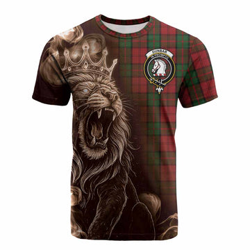 Dunbar Tartan Cotton T-shirt Roaring Lion Heritage