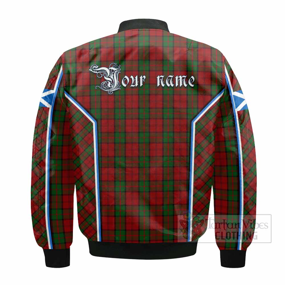 Dunbar Tartan Crest Bomber Jacket Scotland Coat of Arm Flag Style - Tartan Vibes Clothing
