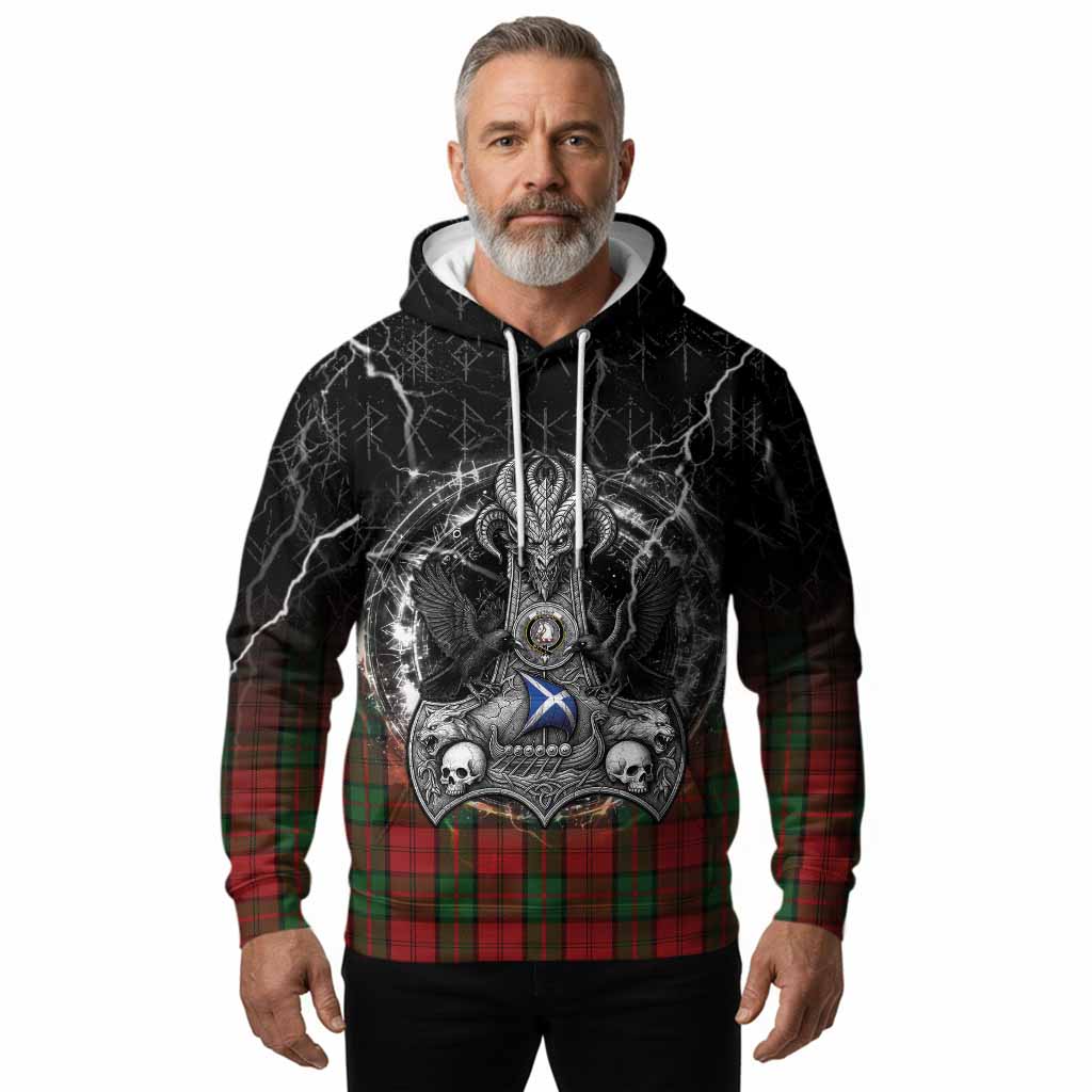 Dunbar Tartan Crest Hoodie Celtic Odin's Raven Legacy