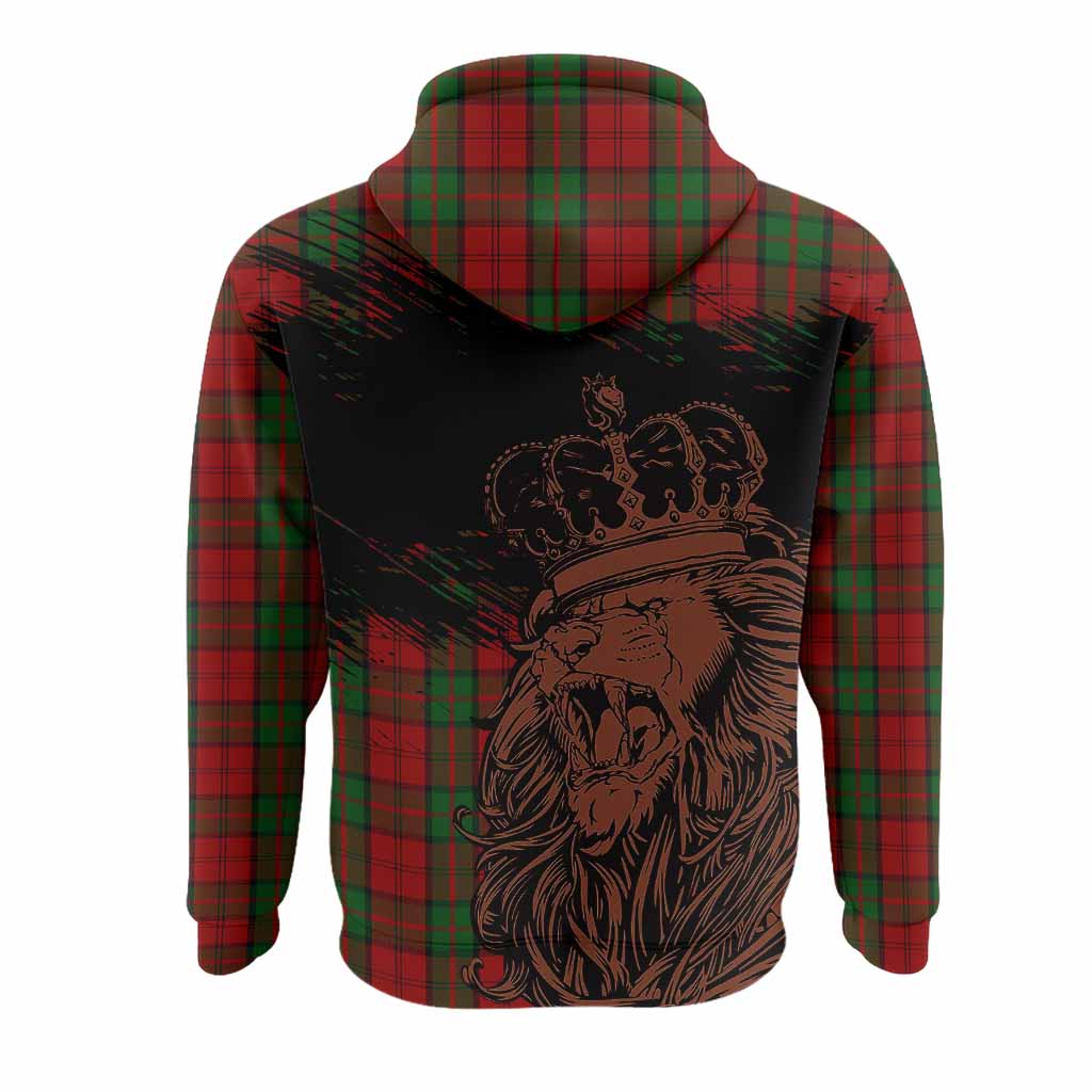 Dunbar Tartan Crest Hoodie Crowned Lion Heritage Style
