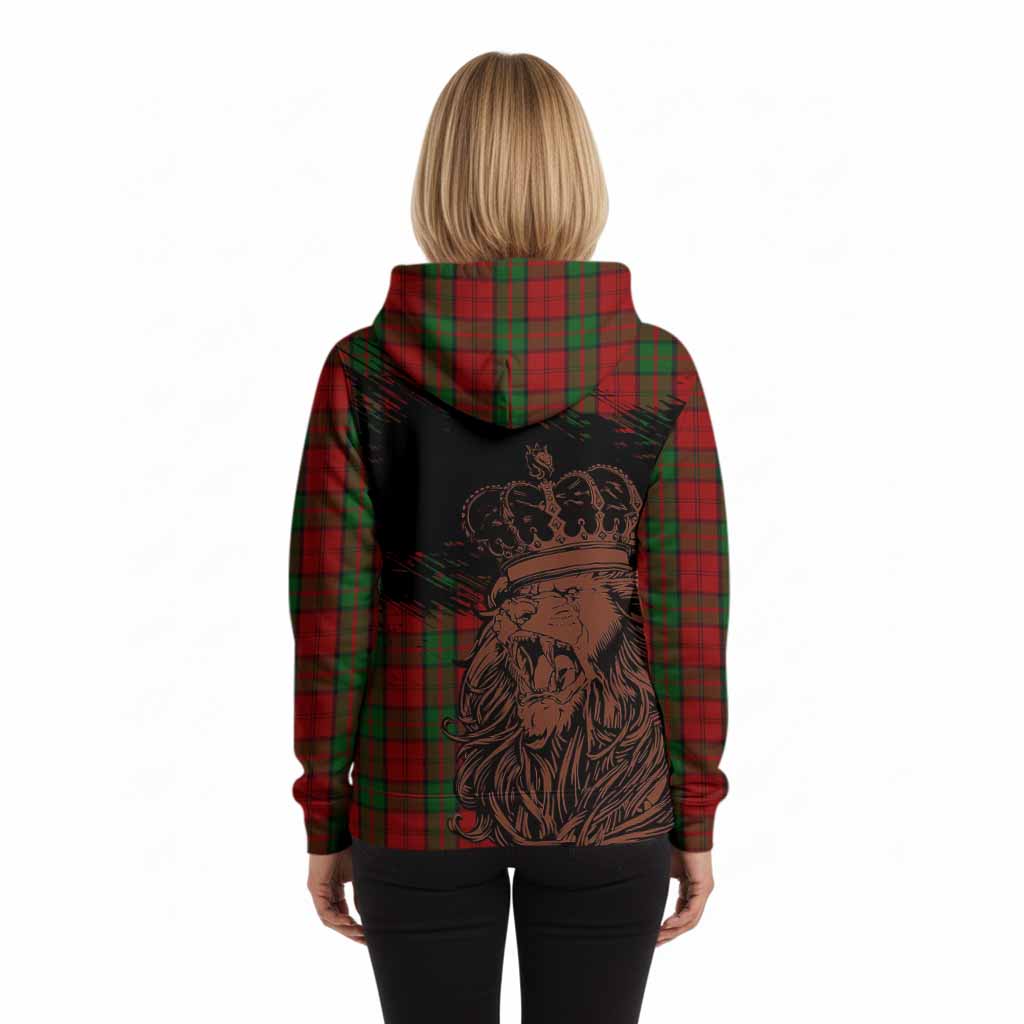 Dunbar Tartan Crest Hoodie Crowned Lion Heritage Style