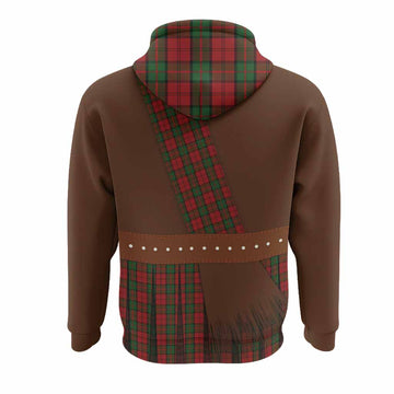 Dunbar Tartan Crest Hoodie Kilt Costume Style
