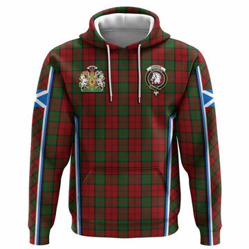 Dunbar Tartan Crest Hoodie Scotland Coat of Arm Flag Style