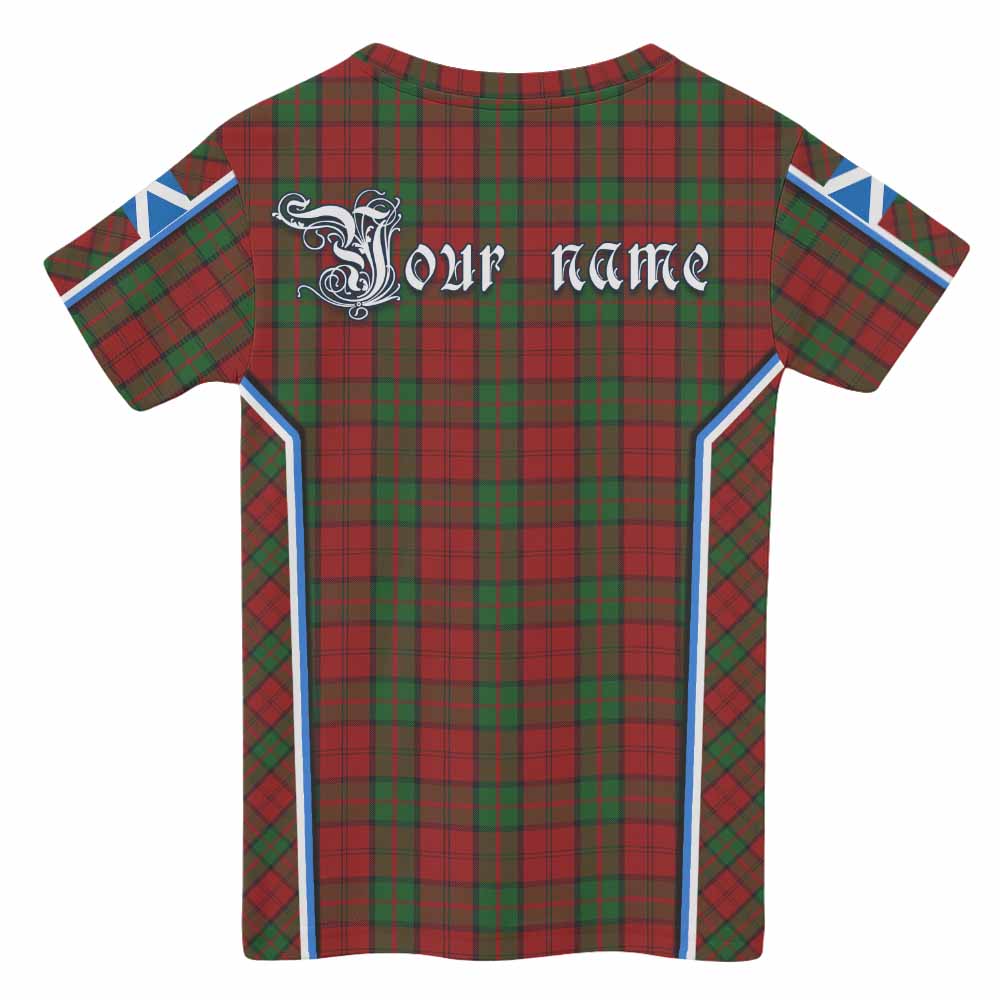 Dunbar Tartan Crest Kid T-shirt Scotland Coat of Arm Flag Style - Tartan Vibes Clothing