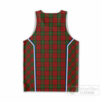 Dunbar Tartan Crest Men Tank Top Scotland Coat of Arm Flag Style