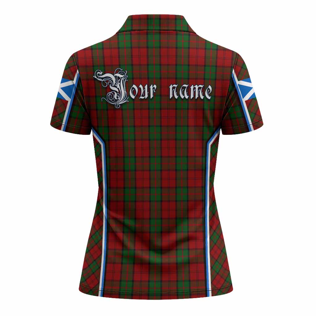 Dunbar Tartan Crest Women's Polo Shirt Scotland Coat of Arm Flag Style - Tartan Vibes Clothing