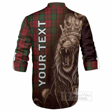 Dunbar Tartan Ghillie Shirt Roaring Lion Heritage