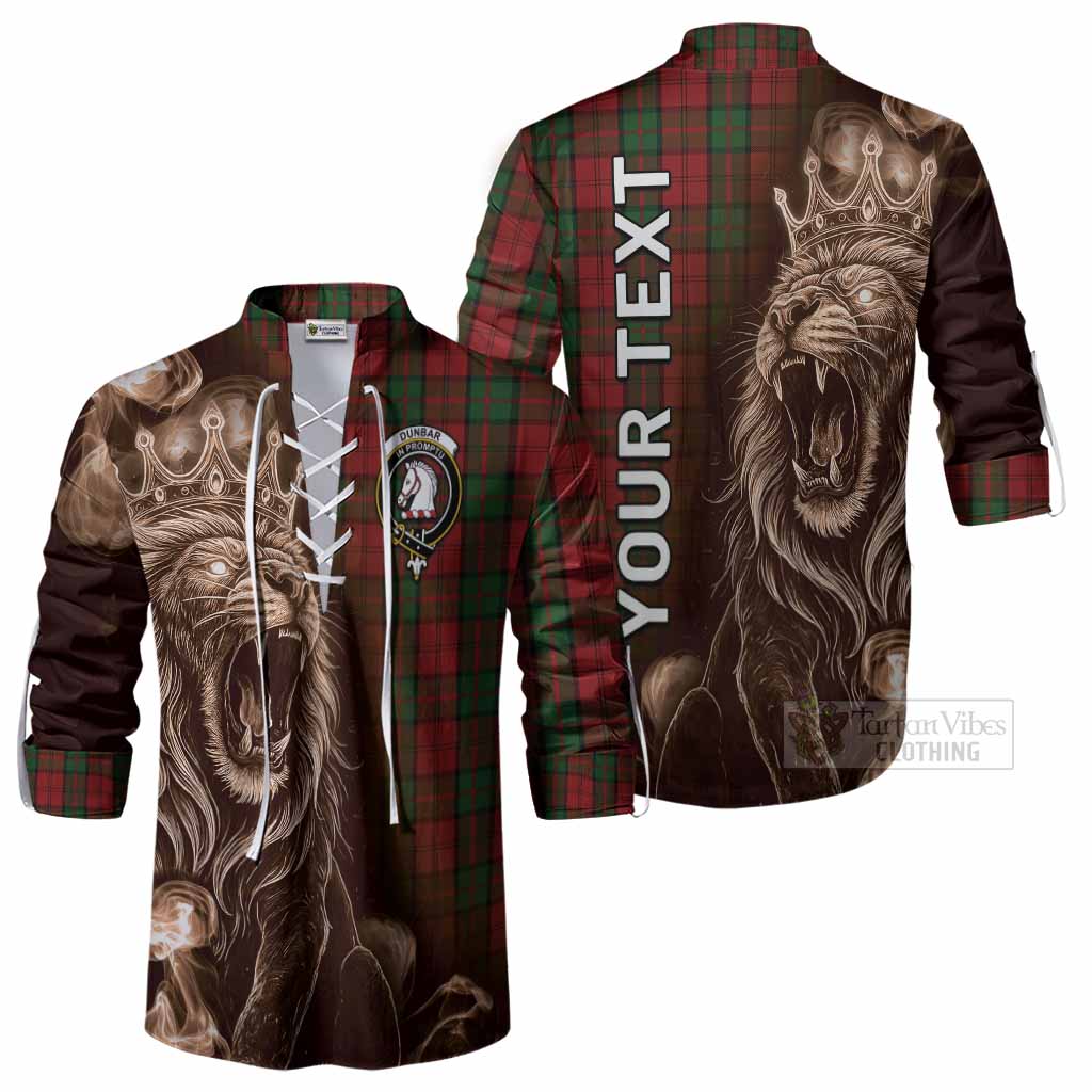 Dunbar Tartan Ghillie Shirt Roaring Lion Heritage