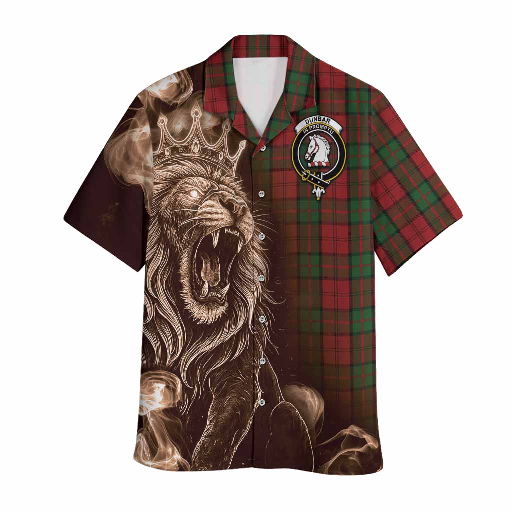 Dunbar Tartan Hawaiian Shirt Roaring Lion Heritage