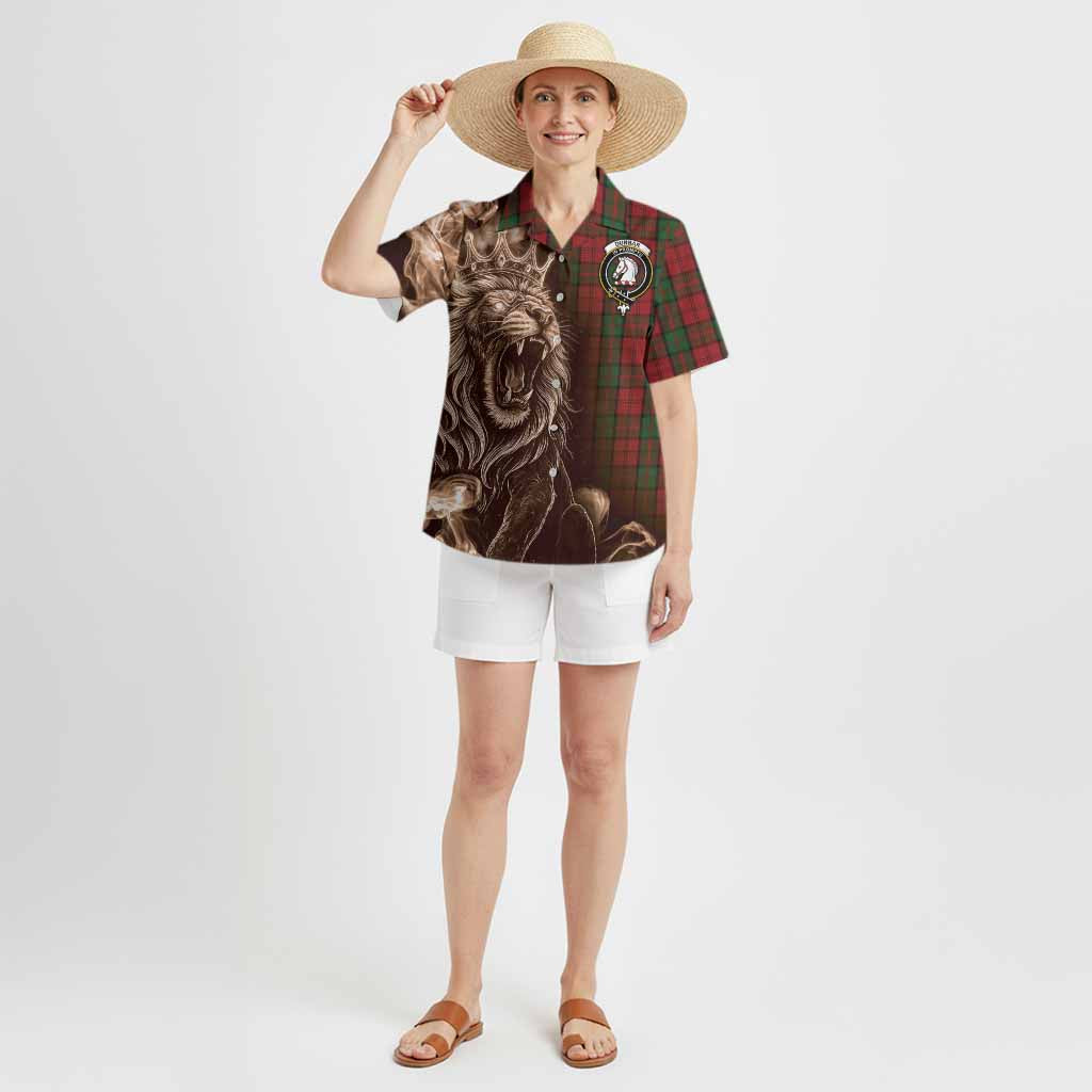 Dunbar Tartan Hawaiian Shirt Roaring Lion Heritage