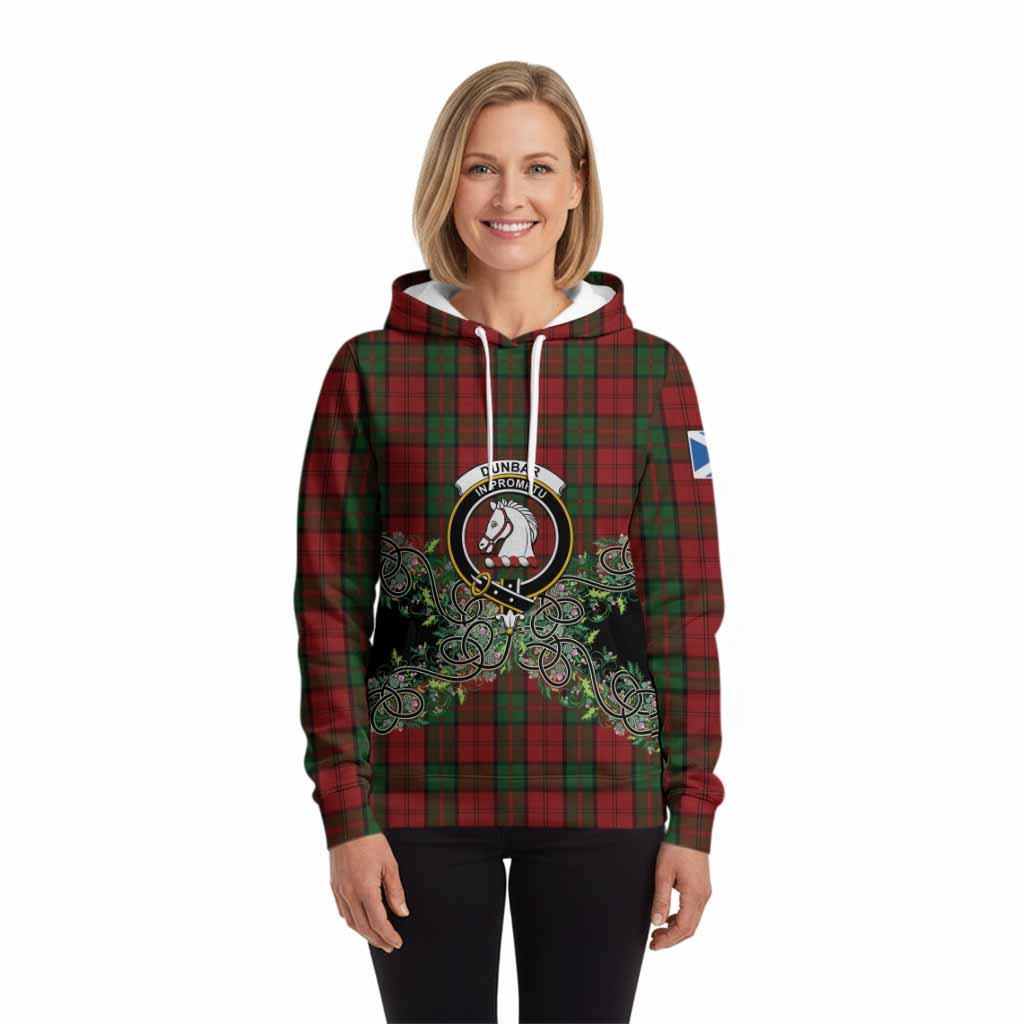 Dunbar Tartan Hoodie Thistle Scottish Spirit