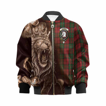 Dunbar Tartan Kid Bomber Jacket Roaring Lion Heritage