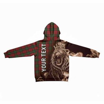 Dunbar Tartan Kid Hoodie Roaring Lion Heritage