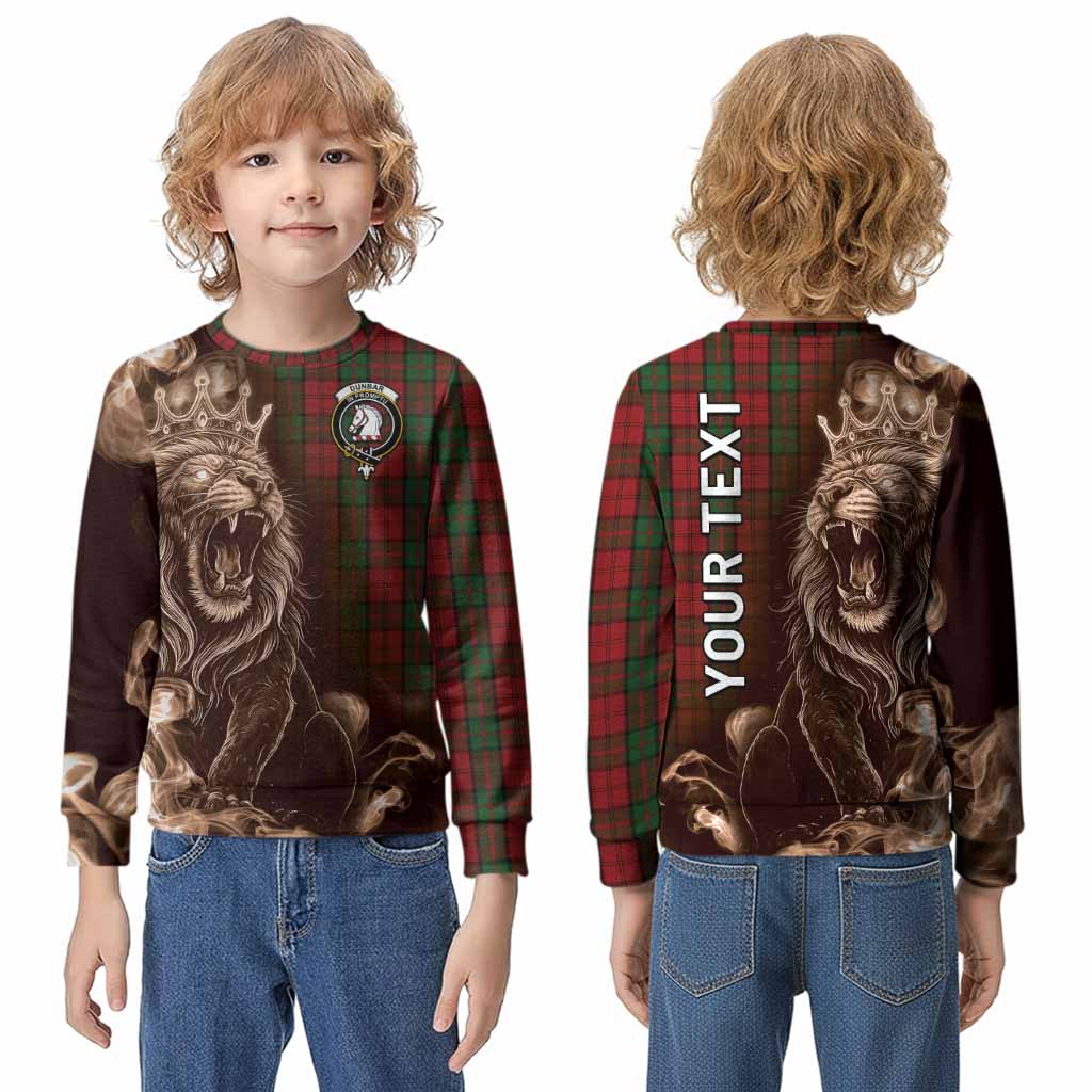 Dunbar Tartan Kid Knitted Sweatshirt Roaring Lion Heritage
