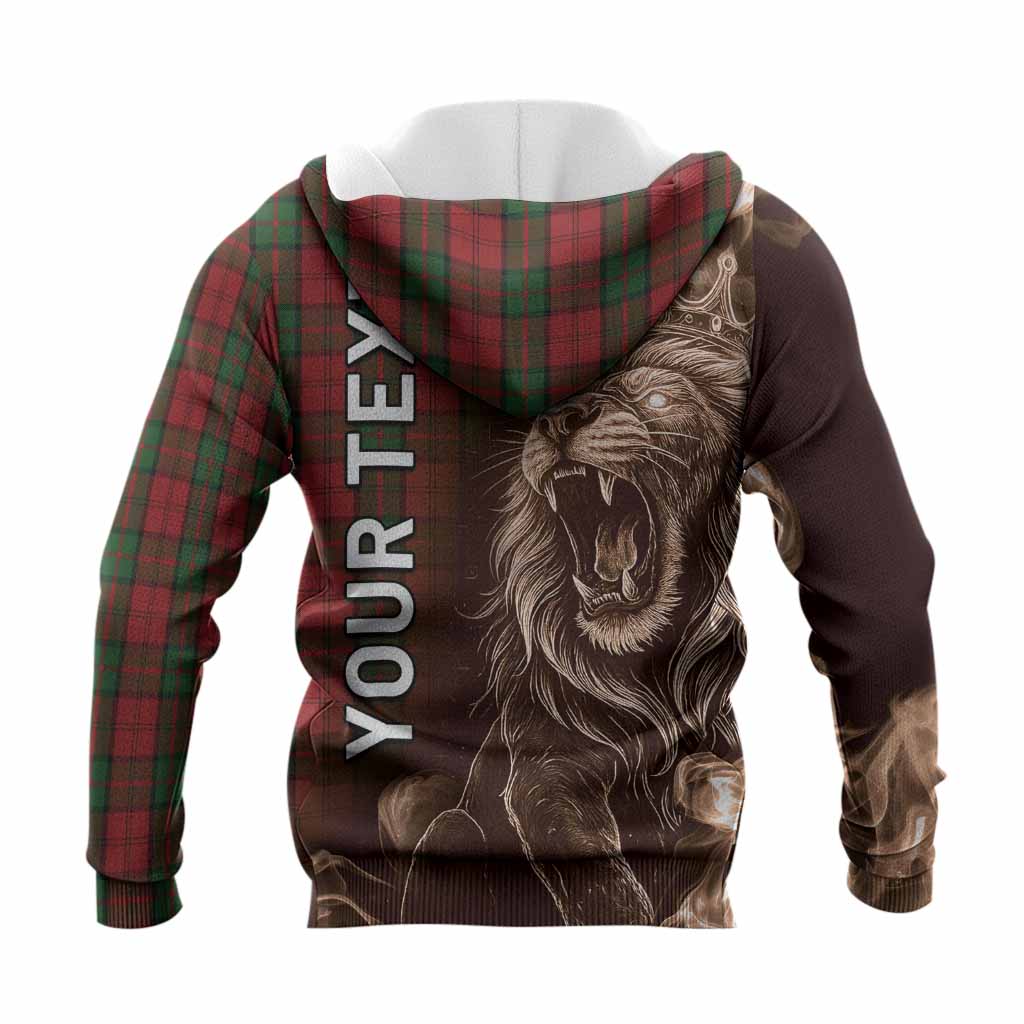 Dunbar Tartan Knitted Hoodie Roaring Lion Heritage