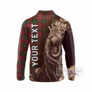 Dunbar Tartan Long Sleeve Polo Shirt Roaring Lion Heritage