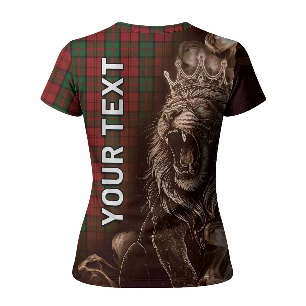 Dunbar Tartan Women T shirt Roaring Lion Heritage