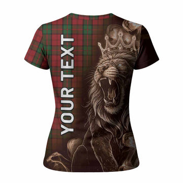 Dunbar Tartan Women T shirt Roaring Lion Heritage