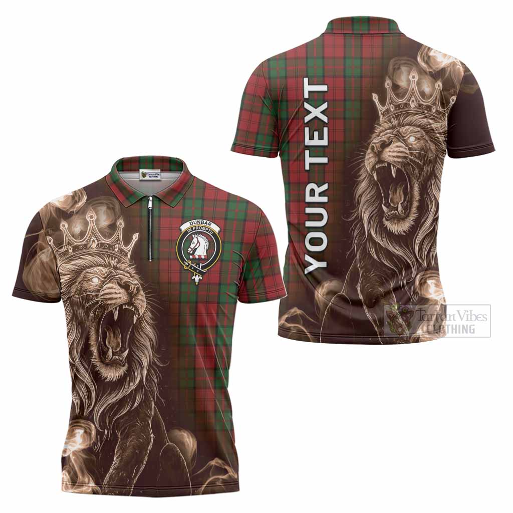 Dunbar Tartan Zipper Polo Shirt Roaring Lion Heritage