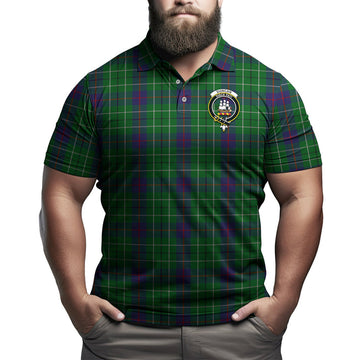 Duncan Tartan Men's Polo Shirt with Family Crest