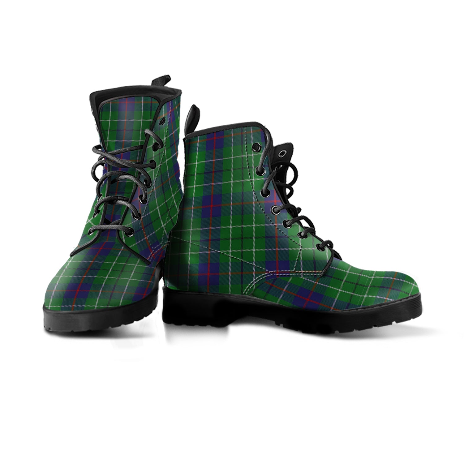 duncan-tartan-leather-boots