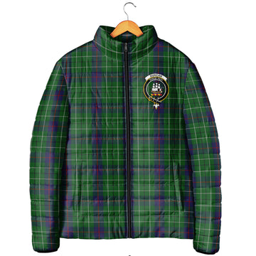 Duncan Tartan Padded Jacket with Family Crest