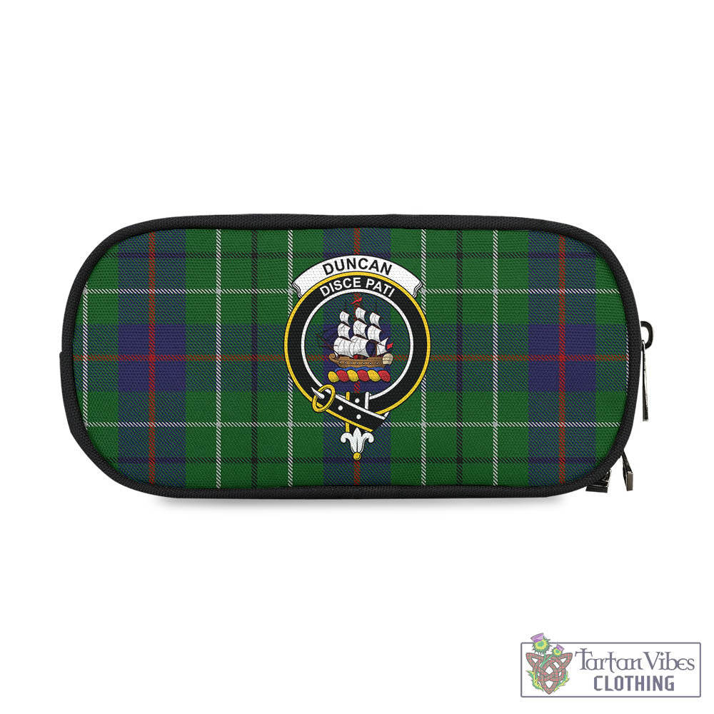 Tartan Vibes Clothing Duncan Tartan Pen and Pencil Case with Family Crest