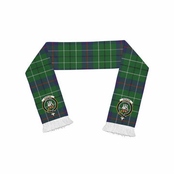 Duncan Tartan Ruffneck Scarf with Family Crest
