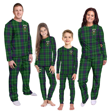 Duncan Tartan Pajamas Family Set with Family Crest