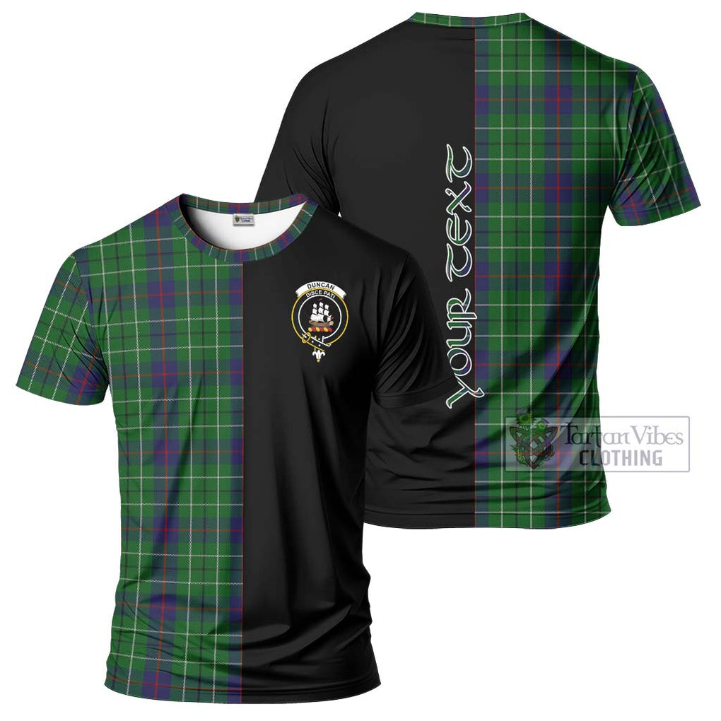 Duncan Tartan T-Shirt with Family Crest and Half Of Me Style Kid's Shirt - Tartanvibesclothing Shop