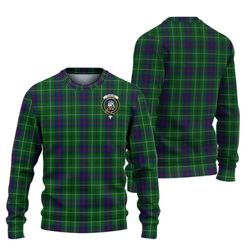 Duncan Tartan Ugly Sweater with Family Crest