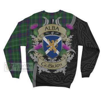 Duncan Tartan Family Crest Sweatshirt Lion Rampant Royal Thistle Shield Celtic Inspired
