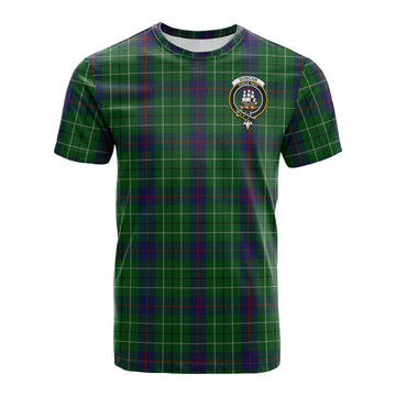 Duncan Tartan T-Shirt with Family Crest