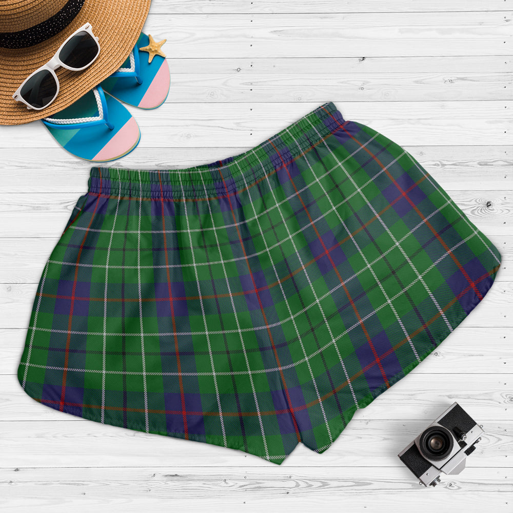 duncan-tartan-womens-shorts-with-family-crest