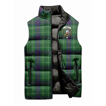 Duncan Tartan Sleeveless Puffer Jacket with Family Crest