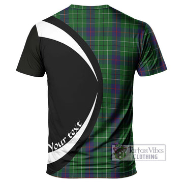 Tartan Vibes Clothing Duncan Tartan T-Shirt with Family Crest Circle Style