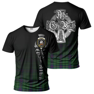 Duncan Tartan T-Shirt Featuring Alba Gu Brath Family Crest Celtic Inspired