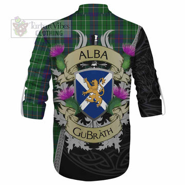 Tartan Vibes Clothing Duncan Tartan Family Crest Ghillie Kilt Shirt Lion Rampant Royal Thistle Shield Celtic Inspired