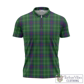 Tartan Vibes Clothing Duncan Tartan Zipper Polo Shirt