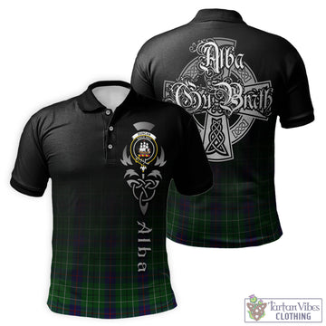 Duncan Tartan Polo Shirt Featuring Alba Gu Brath Family Crest Celtic Inspired