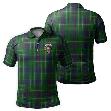 Duncan Tartan Men's Polo Shirt with Family Crest