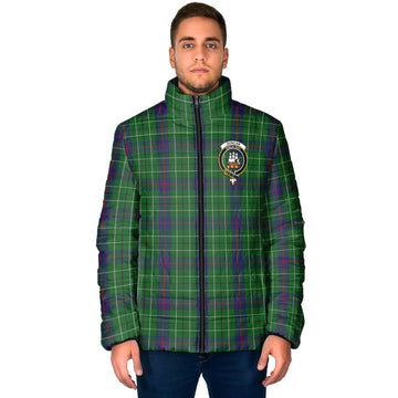 Duncan Tartan Padded Jacket with Family Crest